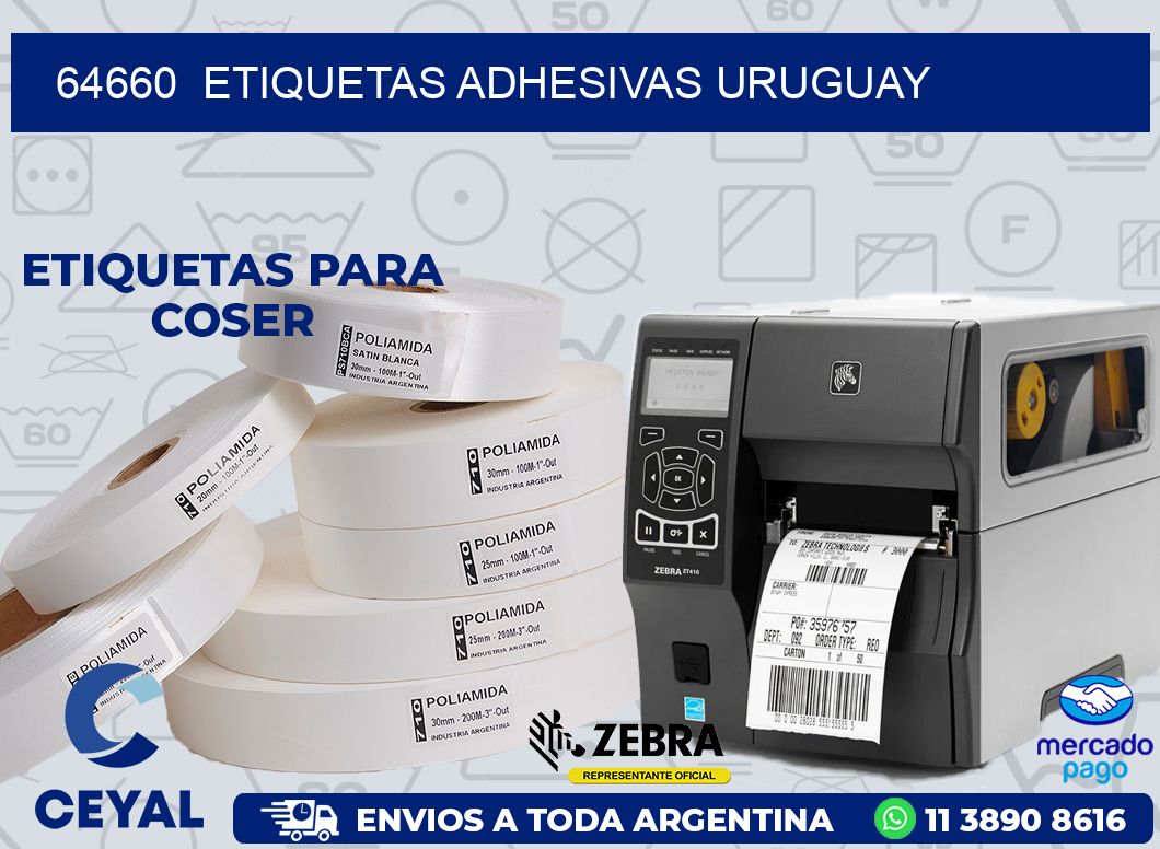 64660 ETIQUETAS ADHESIVAS URUGUAY