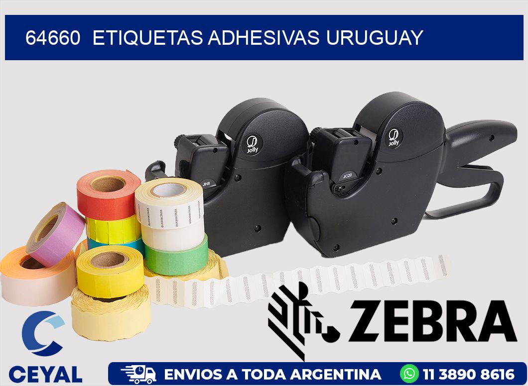 64660 ETIQUETAS ADHESIVAS URUGUAY
