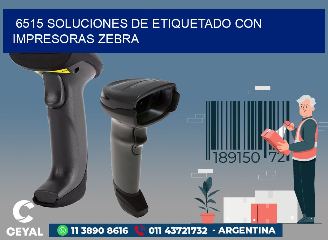 6515 SOLUCIONES DE ETIQUETADO CON IMPRESORAS ZEBRA