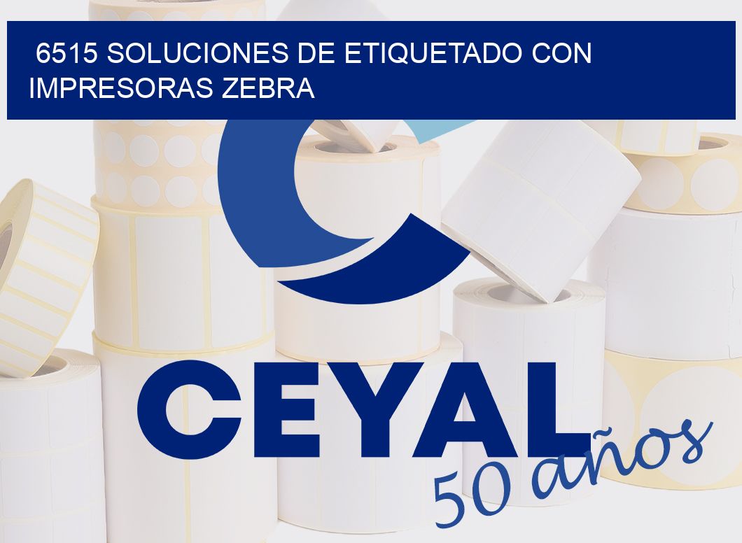 6515 SOLUCIONES DE ETIQUETADO CON IMPRESORAS ZEBRA