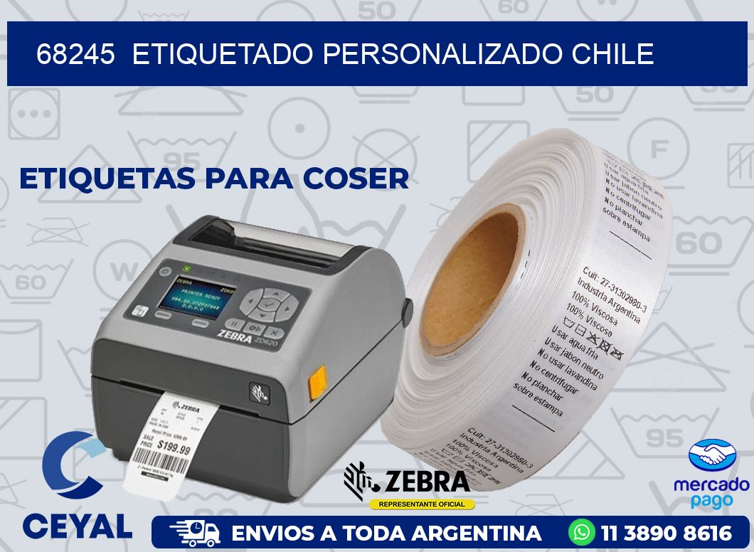 68245 ETIQUETADO PERSONALIZADO CHILE