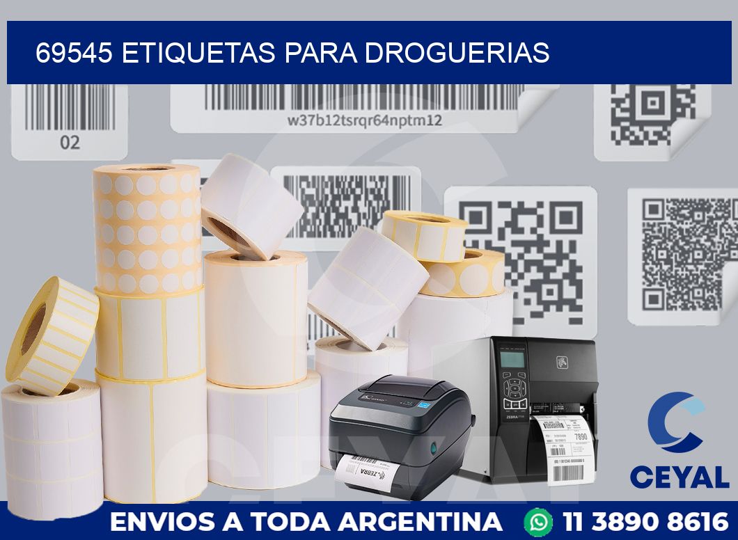 69545 ETIQUETAS PARA DROGUERIAS