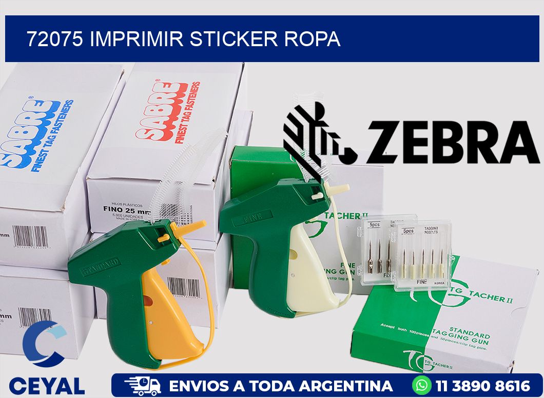 72075 IMPRIMIR STICKER ROPA