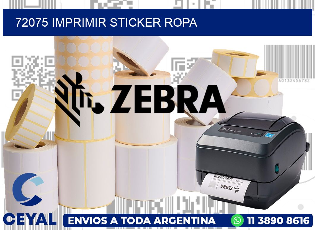 72075 IMPRIMIR STICKER ROPA