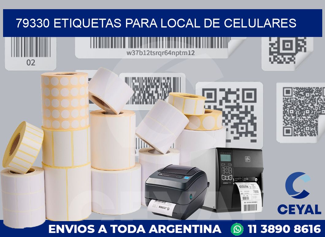 79330 ETIQUETAS PARA LOCAL DE CELULARES
