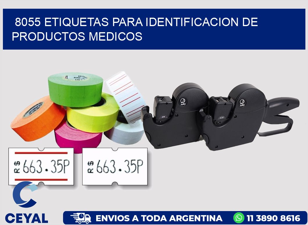8055 ETIQUETAS PARA IDENTIFICACION DE PRODUCTOS MEDICOS