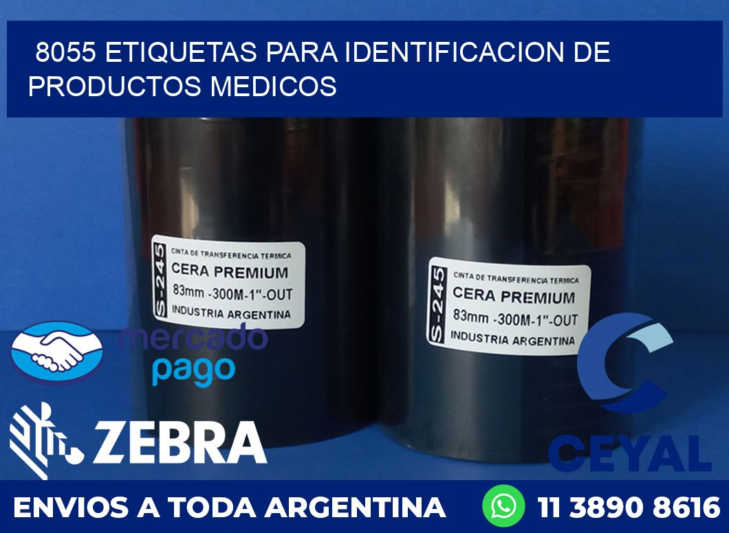 8055 ETIQUETAS PARA IDENTIFICACION DE PRODUCTOS MEDICOS