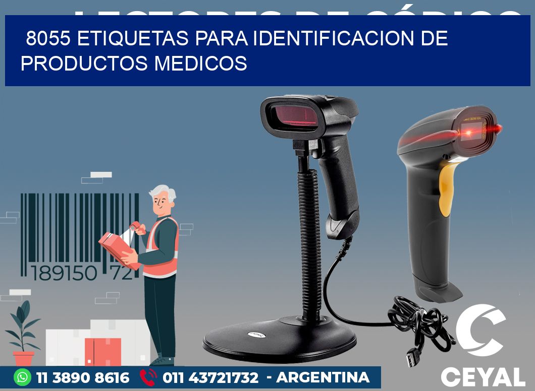 8055 ETIQUETAS PARA IDENTIFICACION DE PRODUCTOS MEDICOS