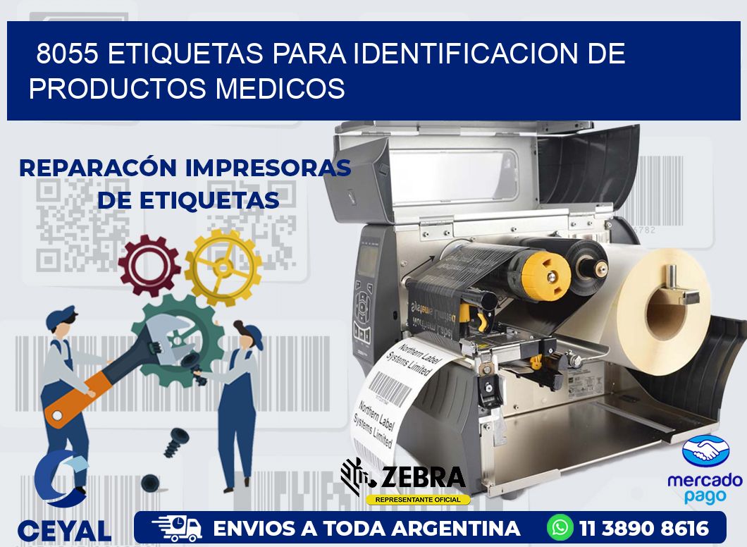 8055 ETIQUETAS PARA IDENTIFICACION DE PRODUCTOS MEDICOS