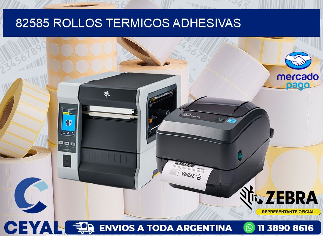 82585 ROLLOS TERMICOS ADHESIVAS