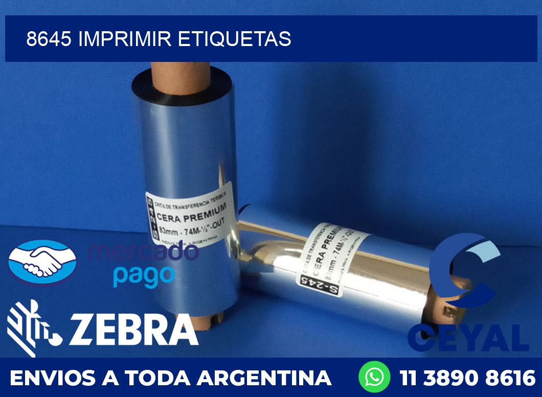 8645 IMPRIMIR ETIQUETAS