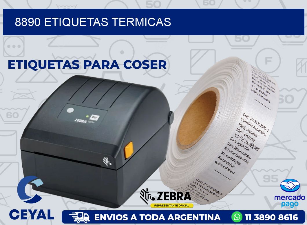 8890 ETIQUETAS TERMICAS