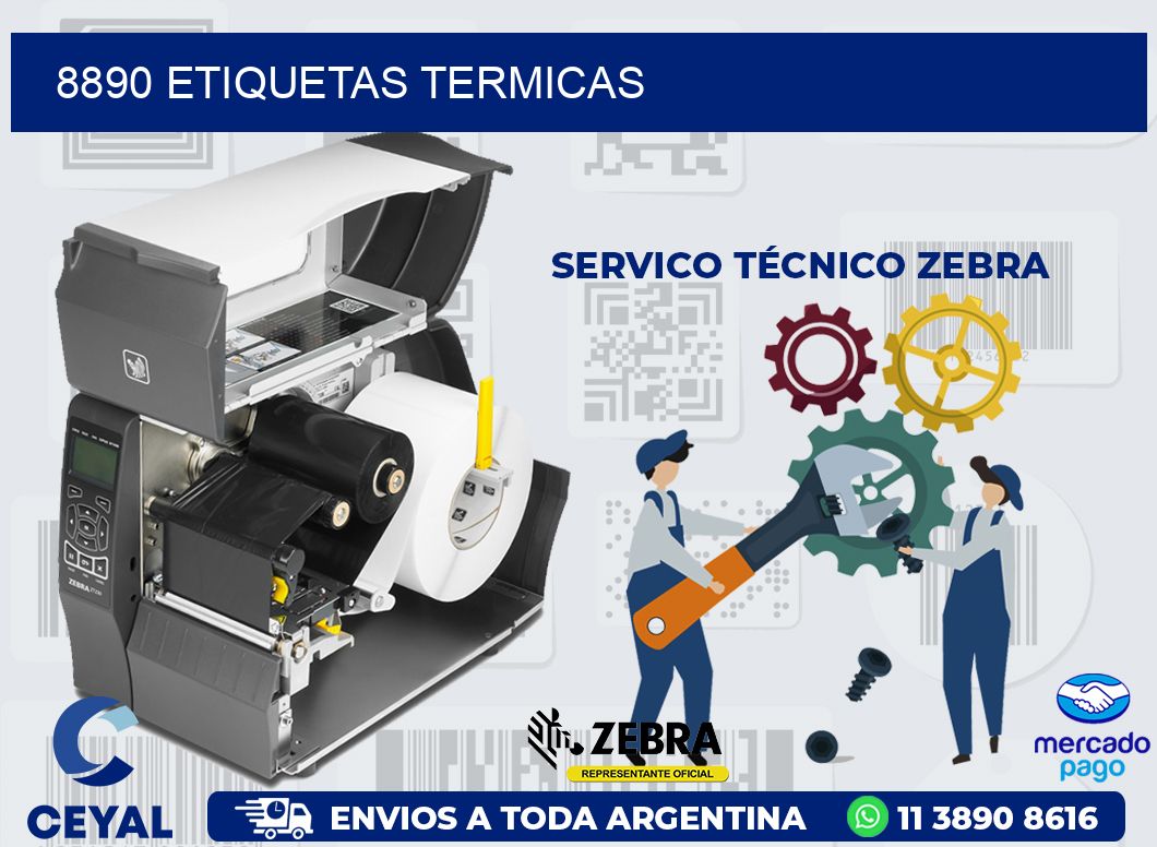 8890 ETIQUETAS TERMICAS