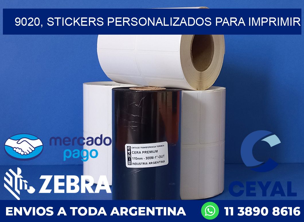 9020, stickers personalizados para imprimir