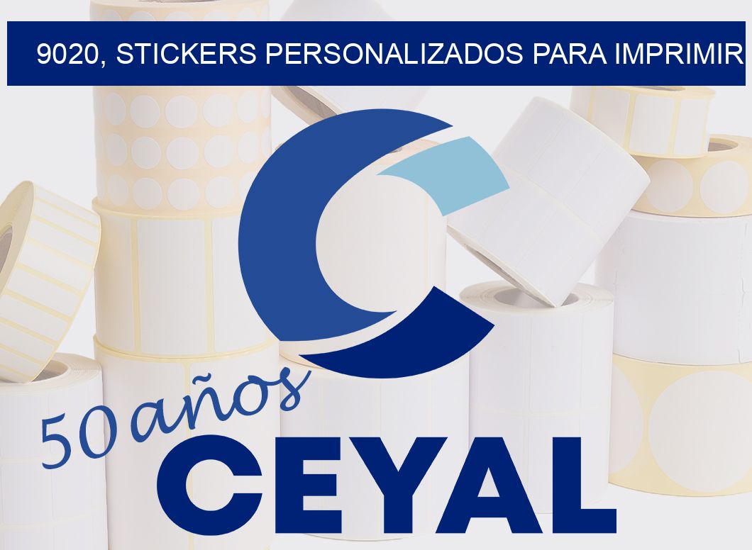 9020, stickers personalizados para imprimir