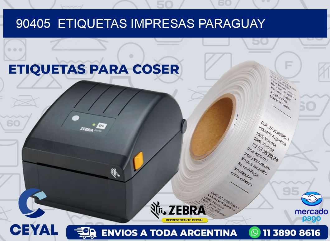 90405 ETIQUETAS IMPRESAS PARAGUAY