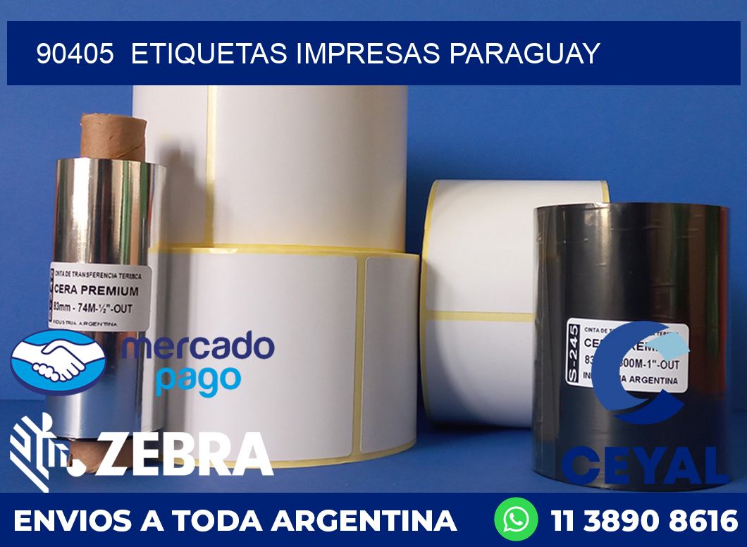 90405 ETIQUETAS IMPRESAS PARAGUAY
