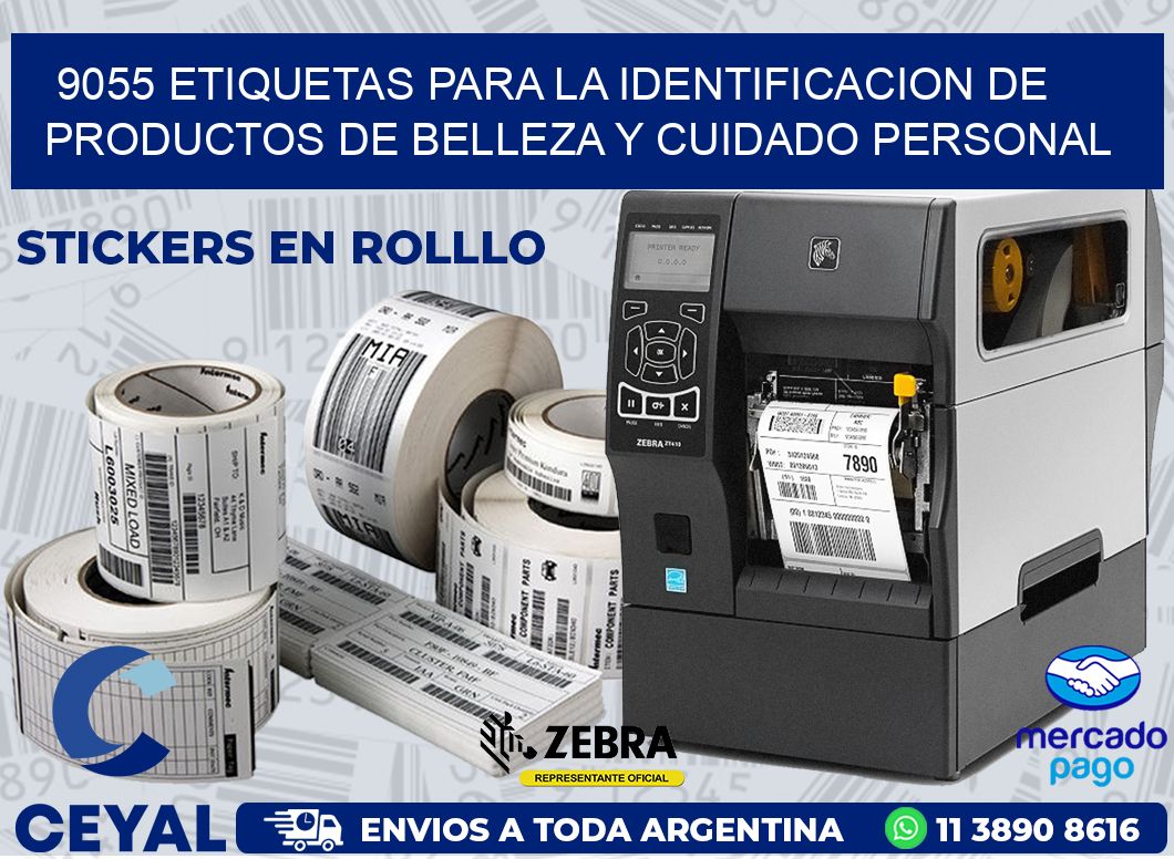 9055 ETIQUETAS PARA LA IDENTIFICACION DE PRODUCTOS DE BELLEZA Y CUIDADO PERSONAL