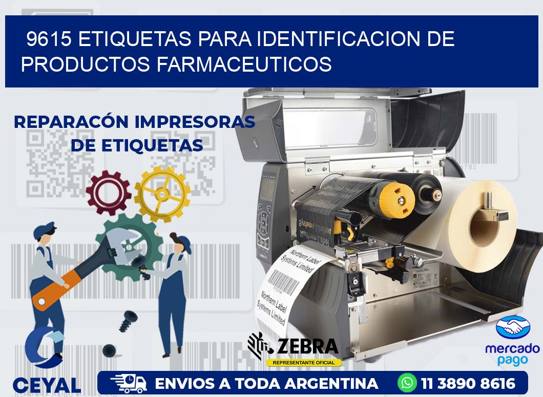 9615 ETIQUETAS PARA IDENTIFICACION DE PRODUCTOS FARMACEUTICOS