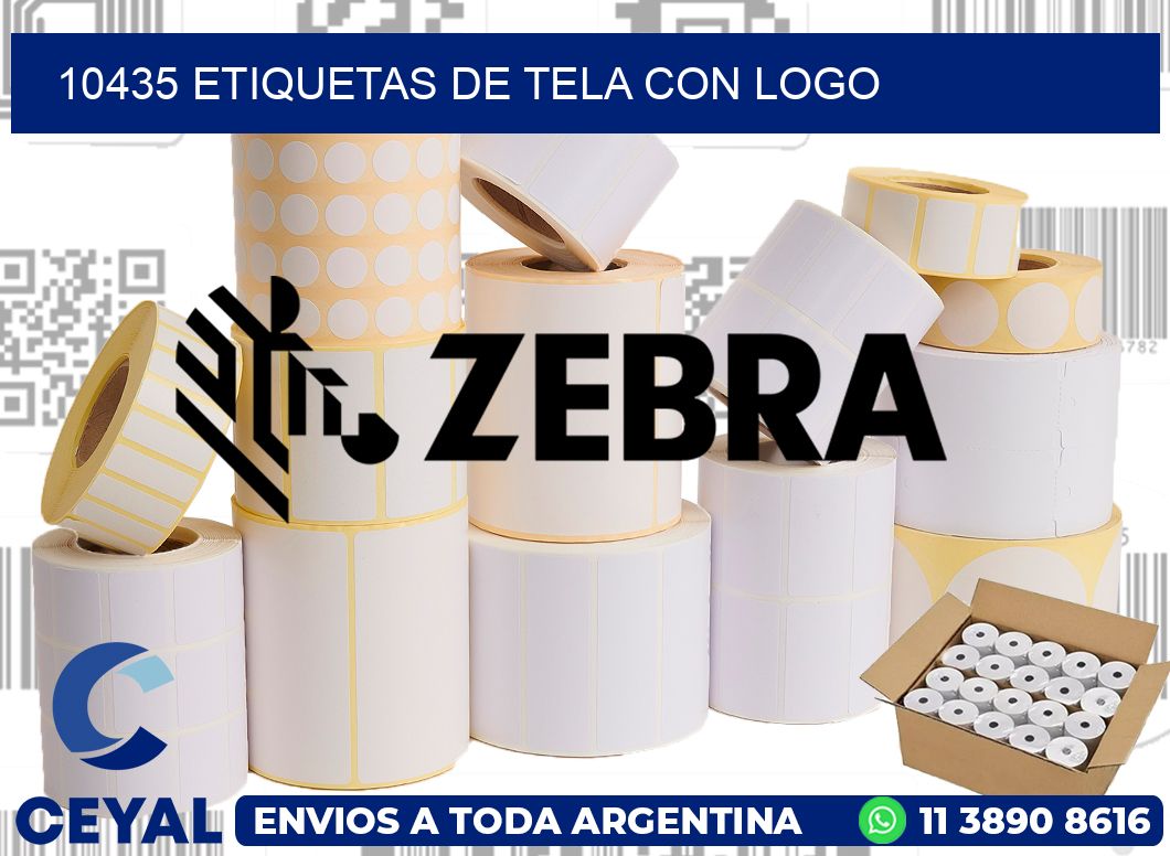 10435 ETIQUETAS DE TELA CON LOGO