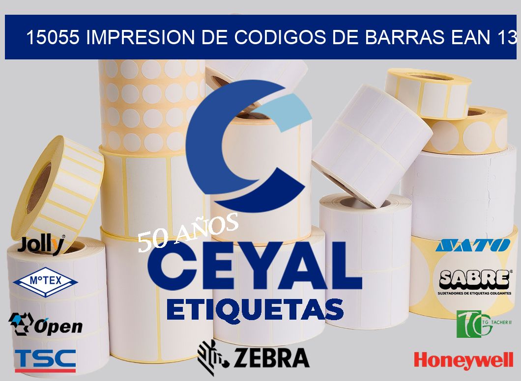 15055 IMPRESION DE CODIGOS DE BARRAS EAN 13