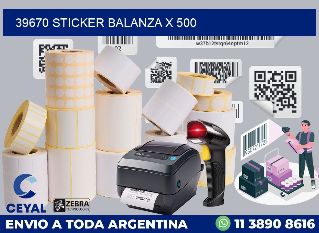 39670 sticker balanza x 500