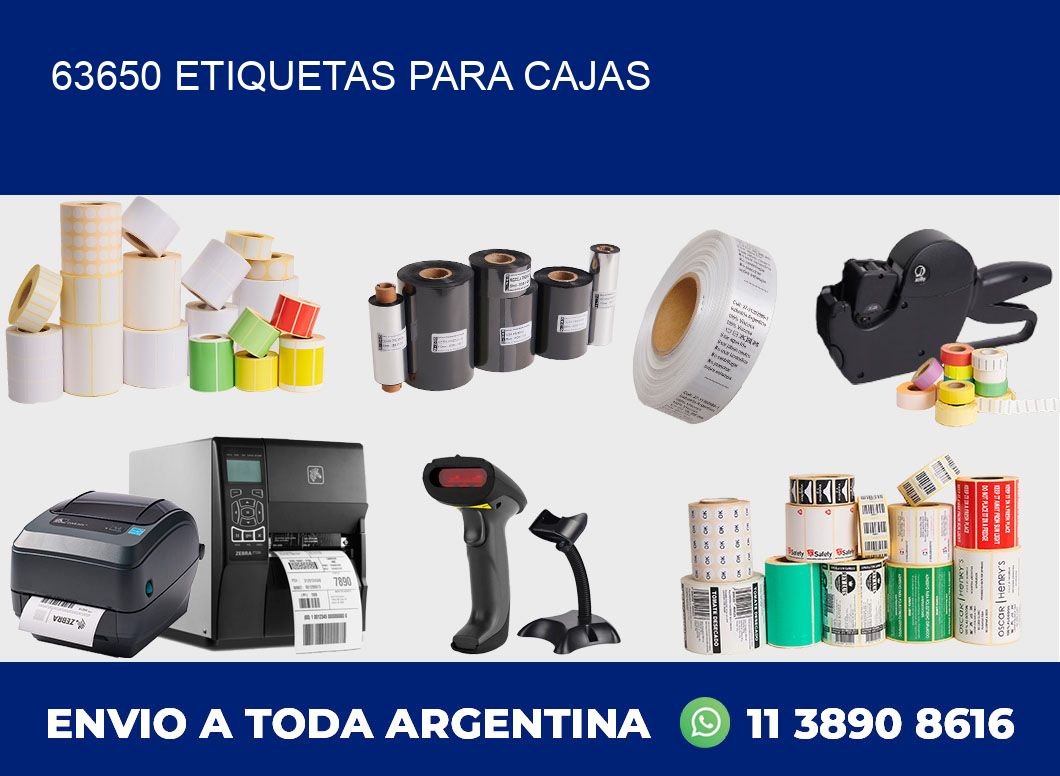 63650 ETIQUETAS PARA CAJAS