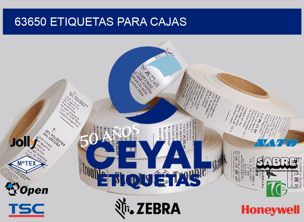 63650 ETIQUETAS PARA CAJAS