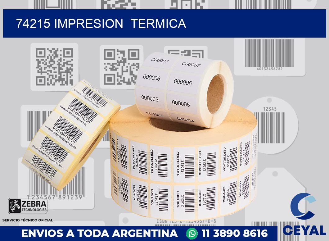 74215 impresion termica