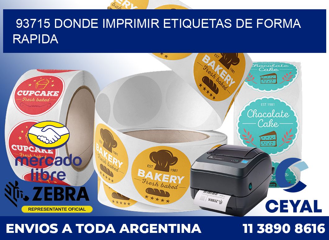 93715 DONDE IMPRIMIR ETIQUETAS DE FORMA RAPIDA