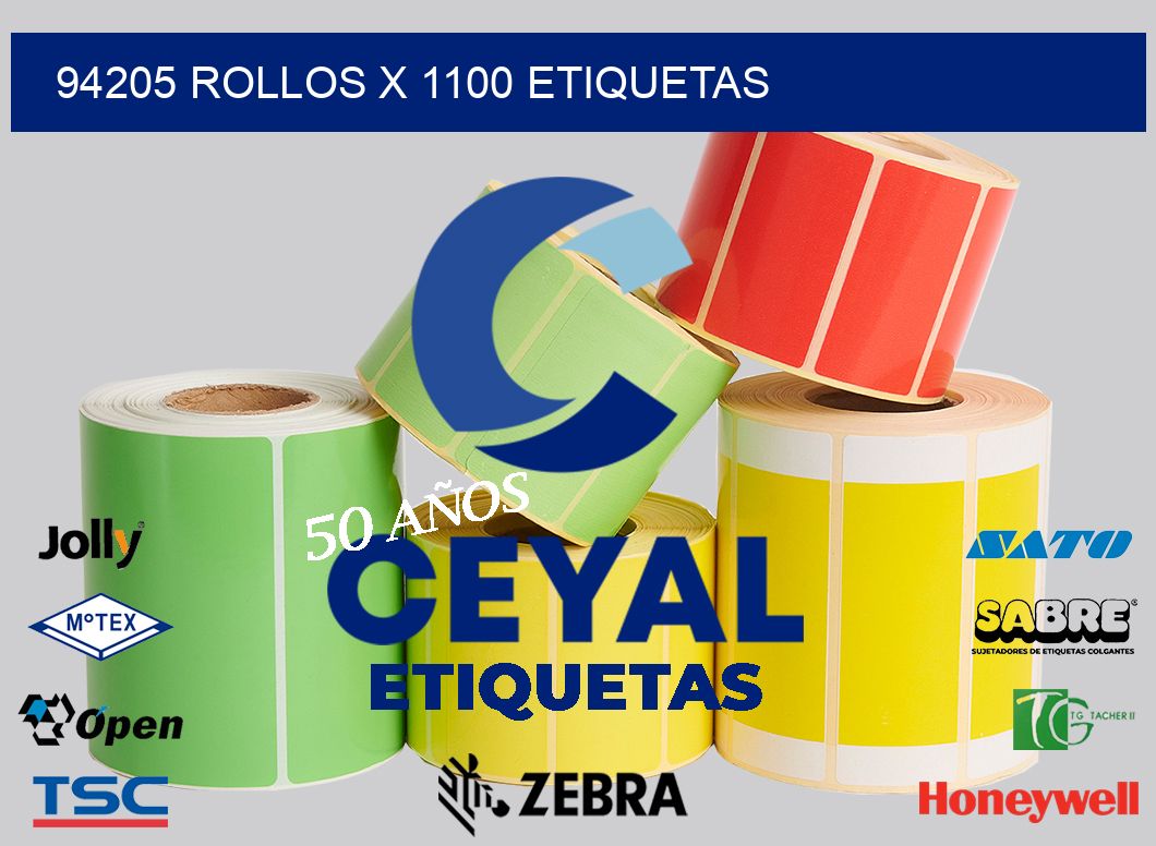 94205 Rollos x 1100 etiquetas