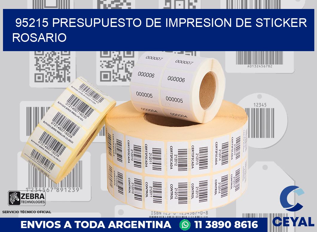95215 PRESUPUESTO DE IMPRESION DE STICKER ROSARIO