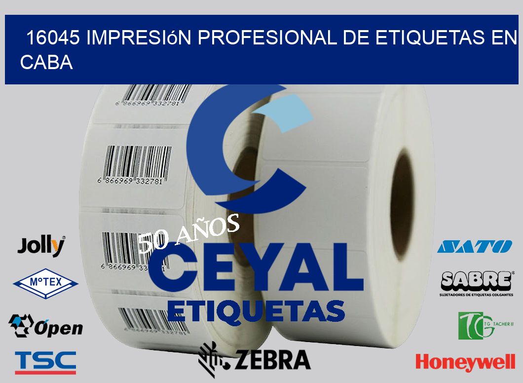 16045 Impresión Profesional de Etiquetas en CABA