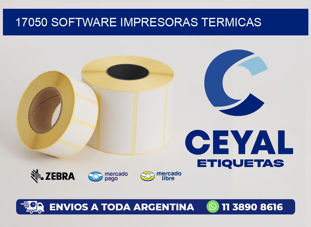 17050 SOFTWARE IMPRESORAS TERMICAS