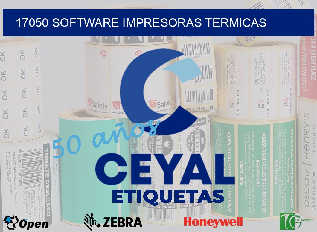 17050 SOFTWARE IMPRESORAS TERMICAS