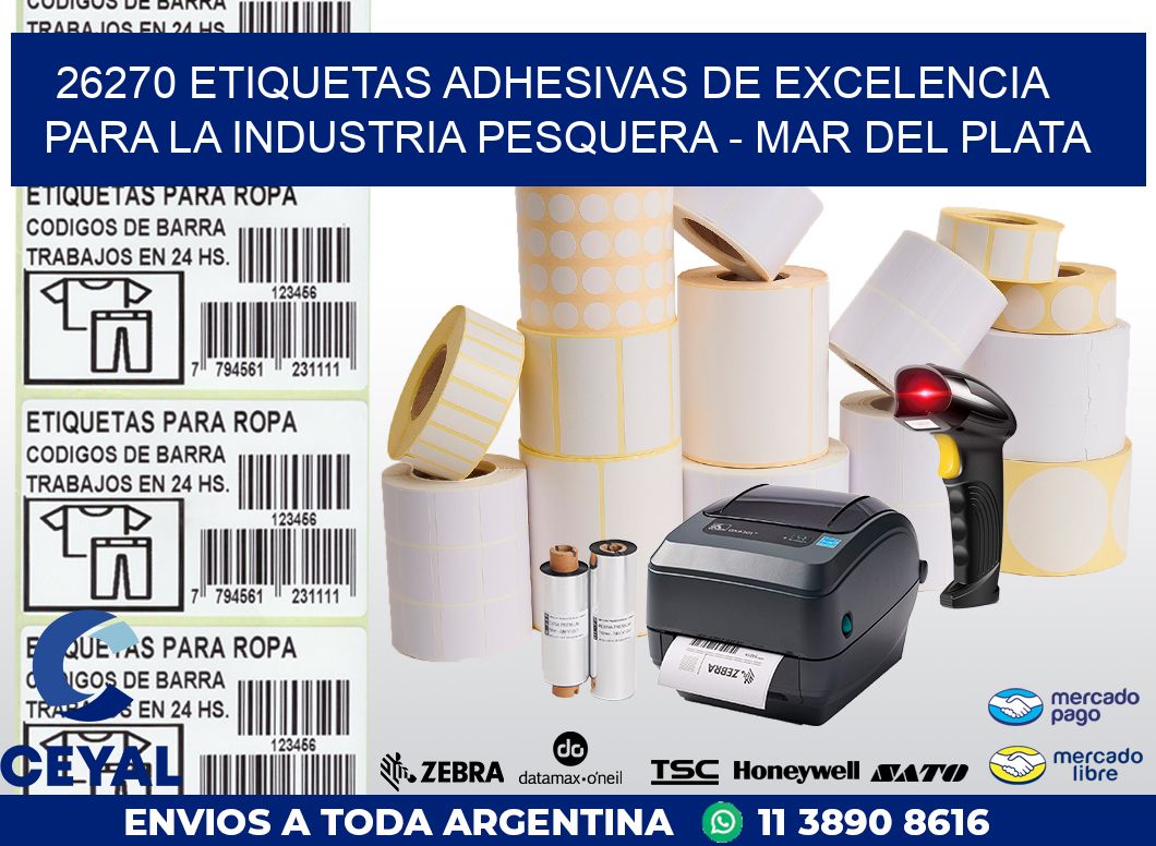 26270 ETIQUETAS ADHESIVAS DE EXCELENCIA PARA LA INDUSTRIA PESQUERA – MAR DEL PLATA