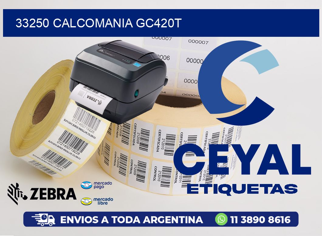 33250 CALCOMANIA GC420T
