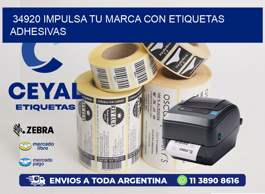 34920 IMPULSA TU MARCA CON ETIQUETAS ADHESIVAS