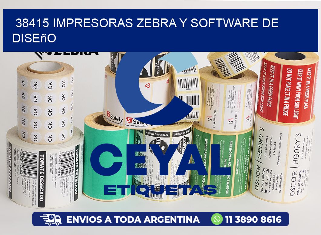 38415 Impresoras Zebra y Software de Diseño