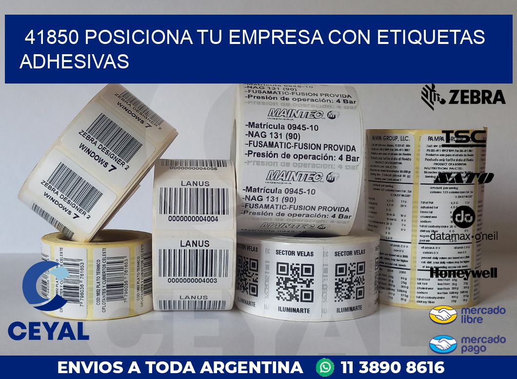 41850 POSICIONA TU EMPRESA CON ETIQUETAS ADHESIVAS