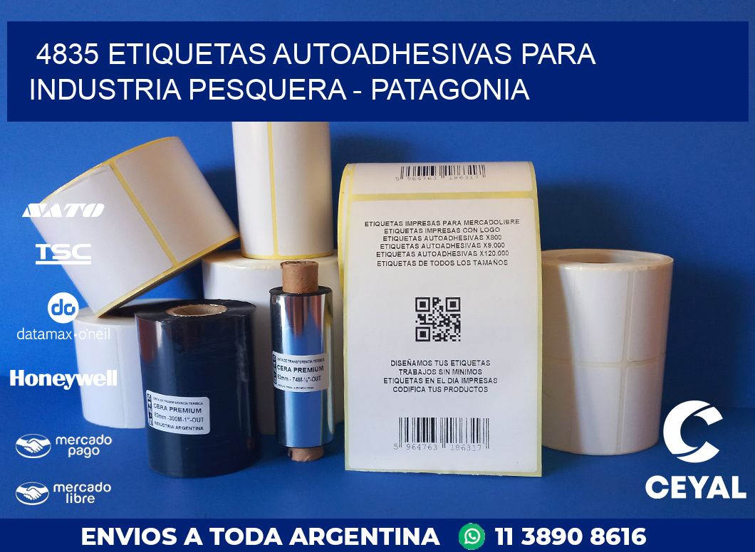 4835 ETIQUETAS AUTOADHESIVAS PARA INDUSTRIA PESQUERA – PATAGONIA