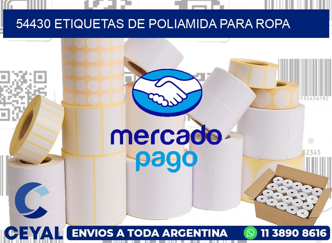 54430 ETIQUETAS DE POLIAMIDA PARA ROPA