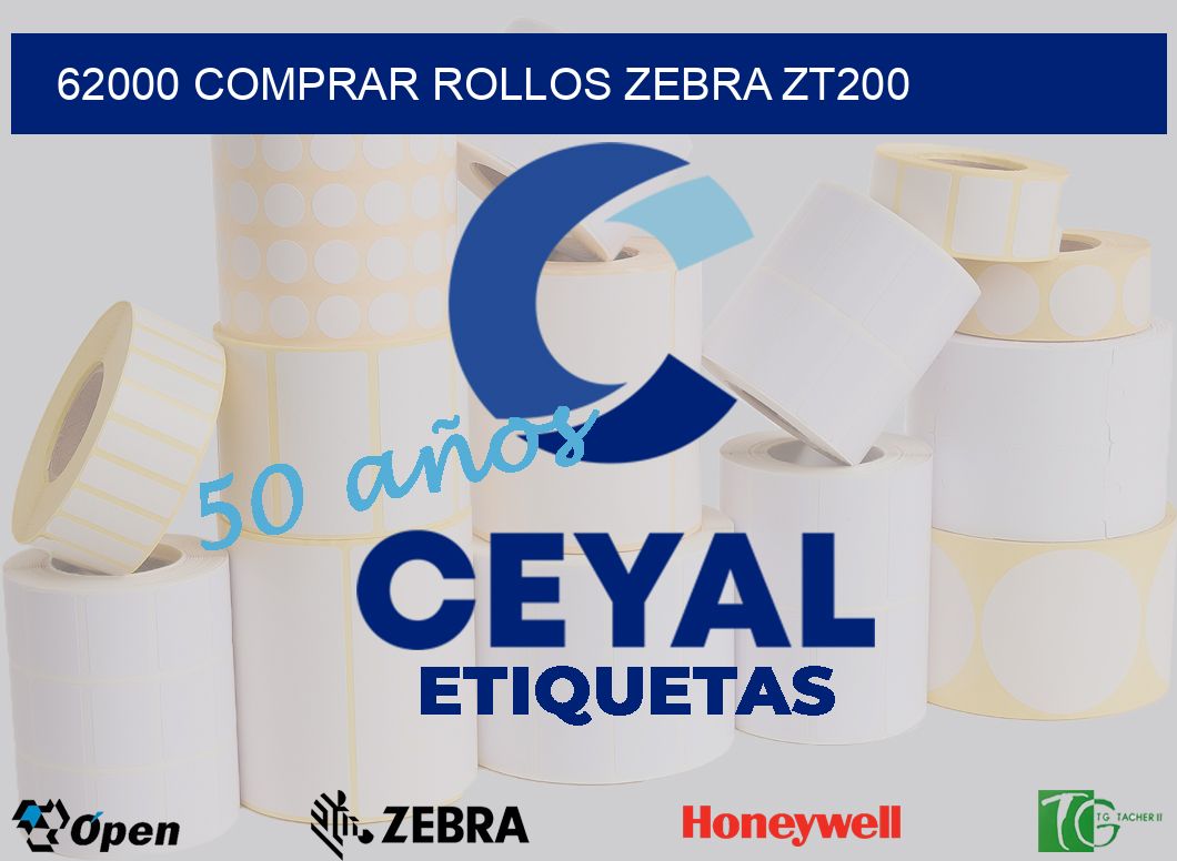 62000 COMPRAR ROLLOS ZEBRA ZT200