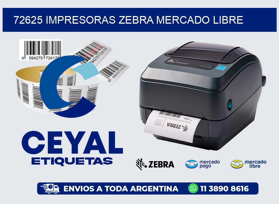 72625 IMPRESORAS ZEBRA MERCADO LIBRE
