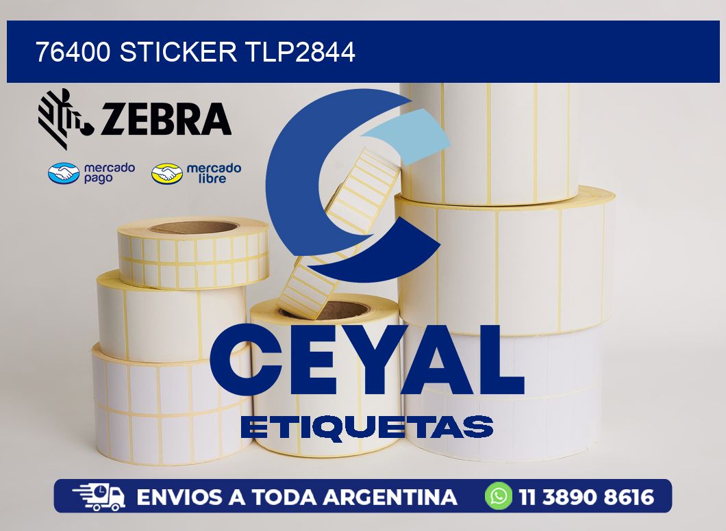 76400 STICKER TLP2844