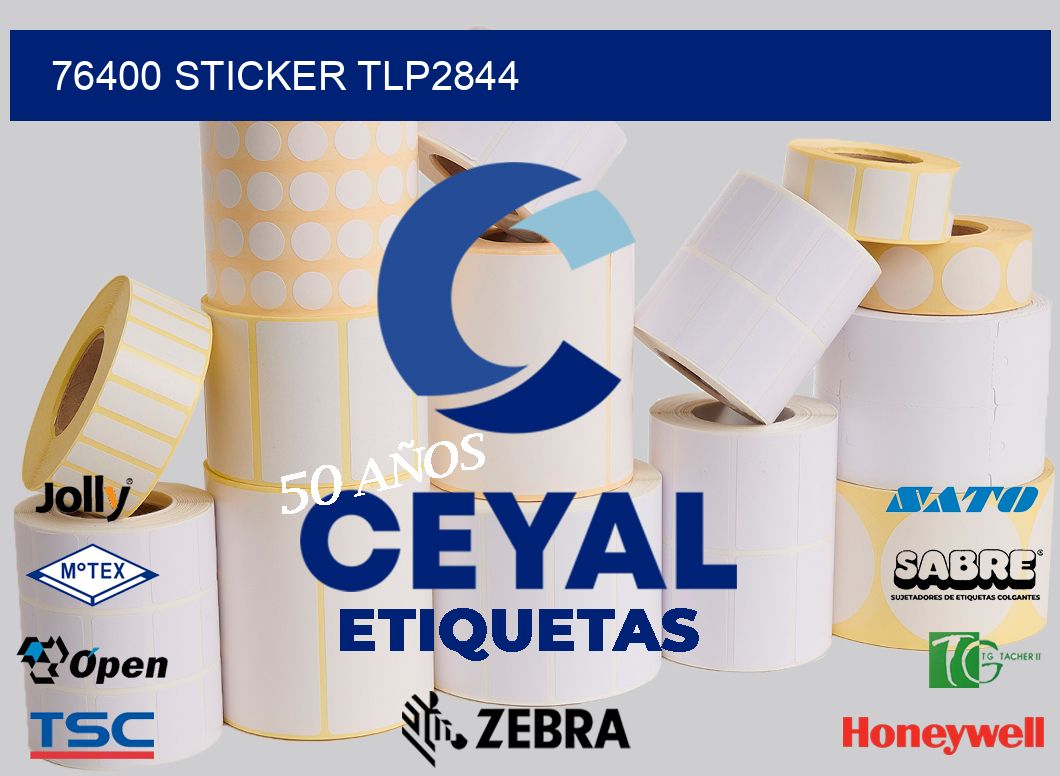 76400 STICKER TLP2844