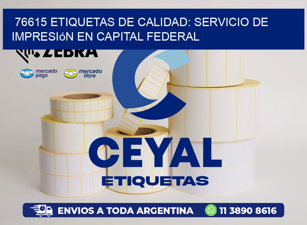 76615 Etiquetas de Calidad: Servicio de Impresión en Capital Federal