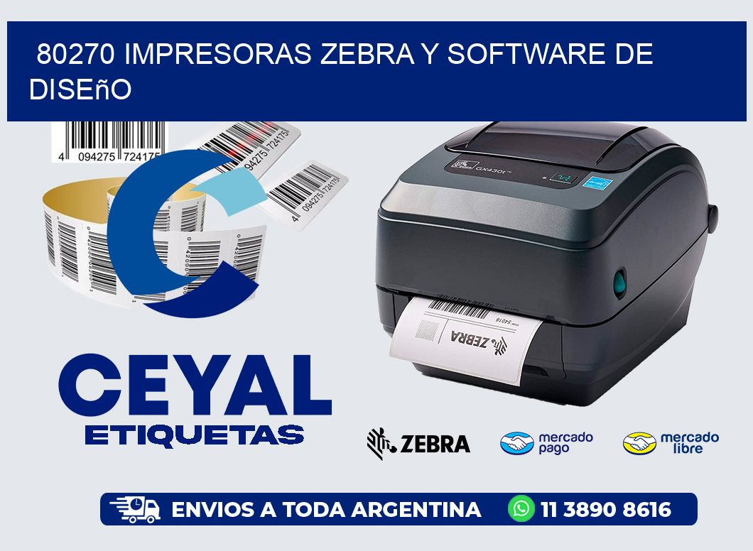 80270 Impresoras Zebra y Software de Diseño