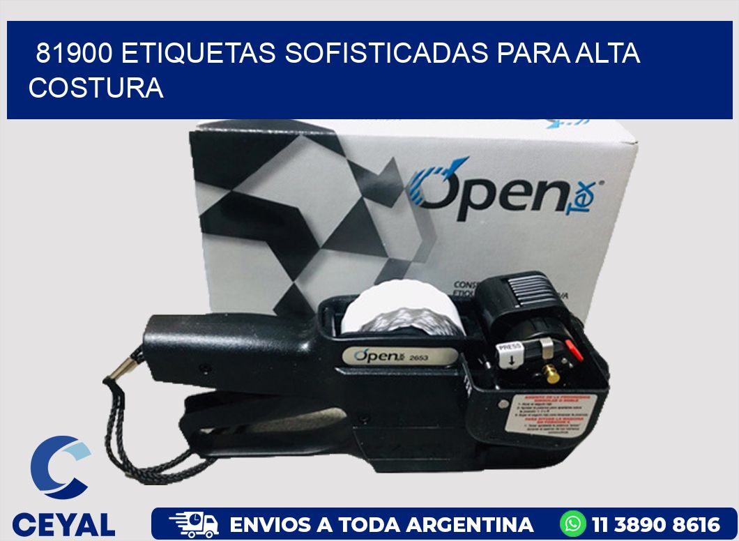 81900 ETIQUETAS SOFISTICADAS PARA ALTA COSTURA