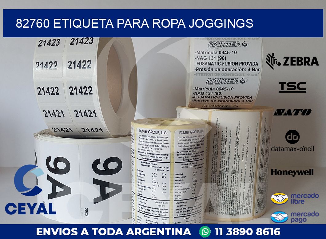 82760 ETIQUETA PARA ROPA JOGGINGS